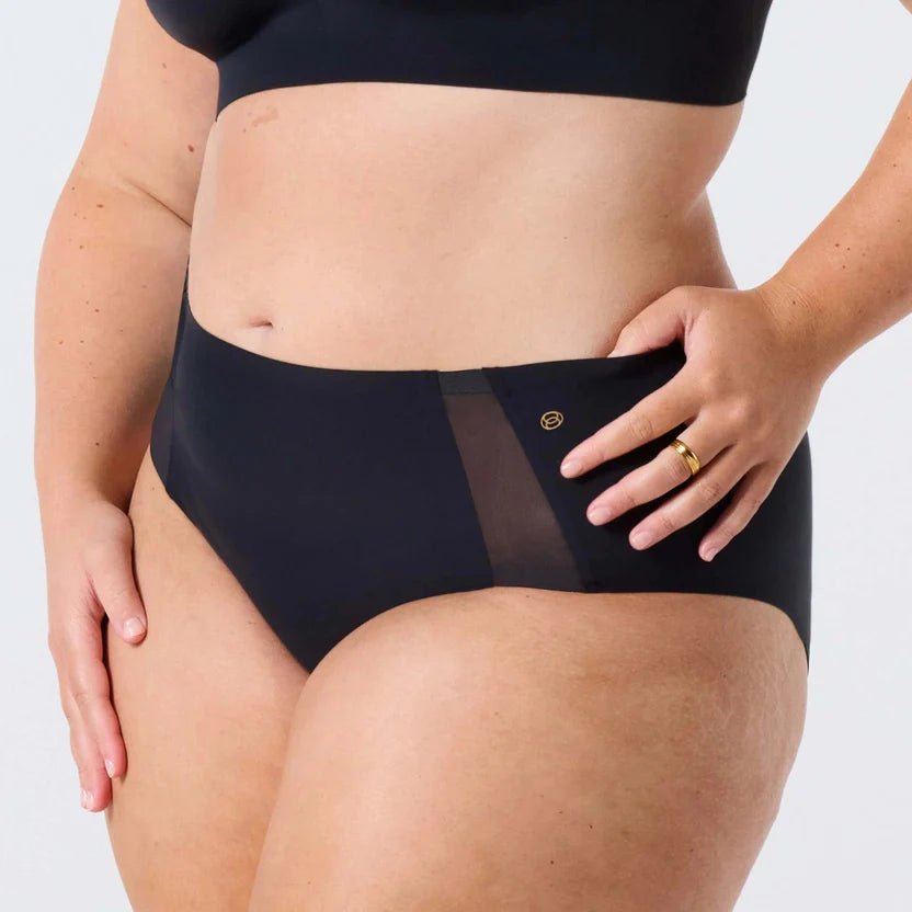 Evelyn & Bobbie High Waisted Retro Bikini - Mesh