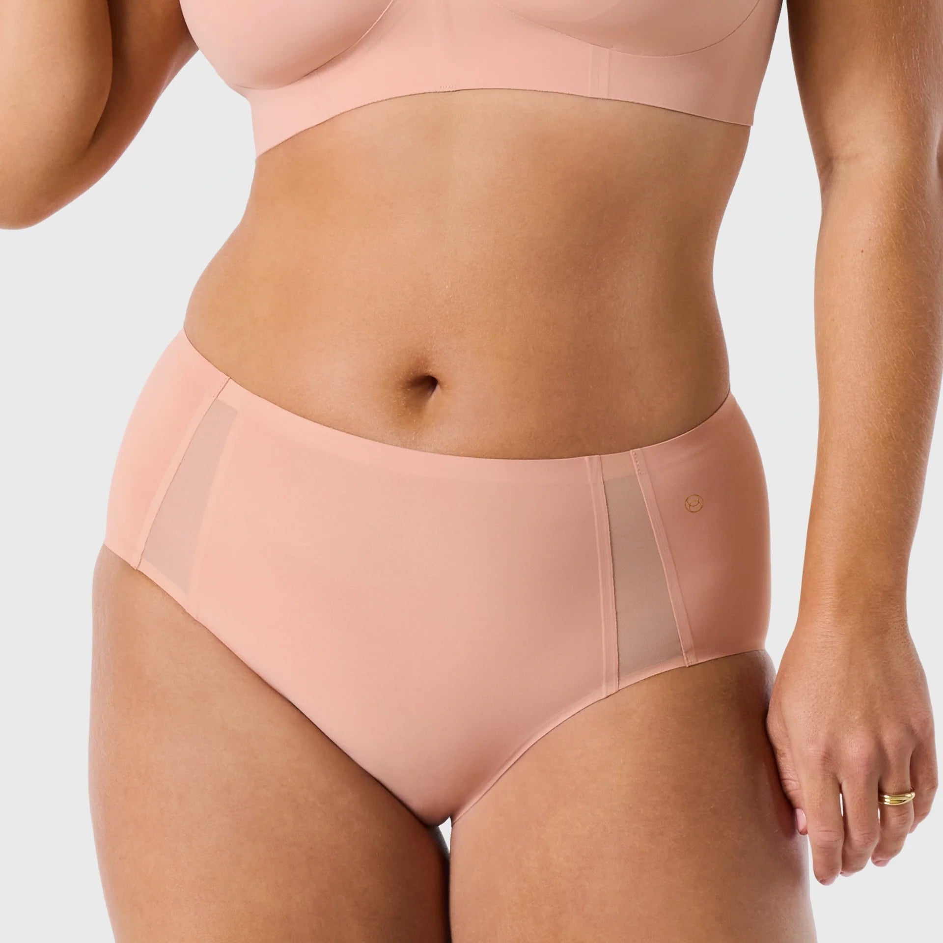 Evelyn & Bobbie High Waisted Retro Bikini - Mesh