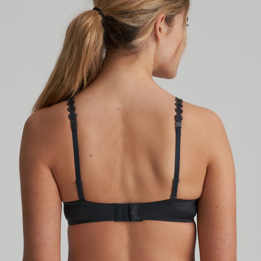 Marie Jo Tom Heart Shaped Padded Bra - Charcoal, Graphite Grey