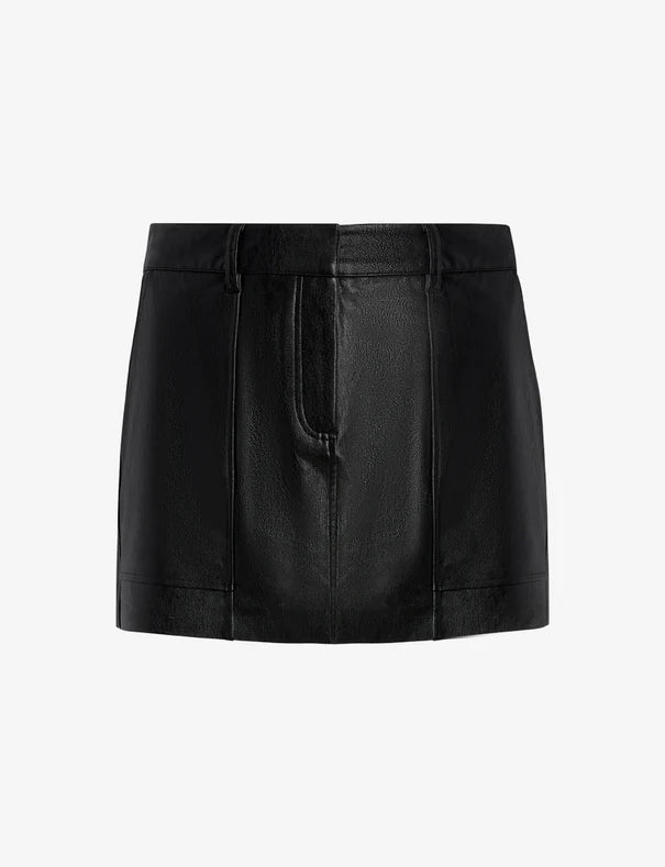 Commando Faux Leather Utility Micro Mini Skirt