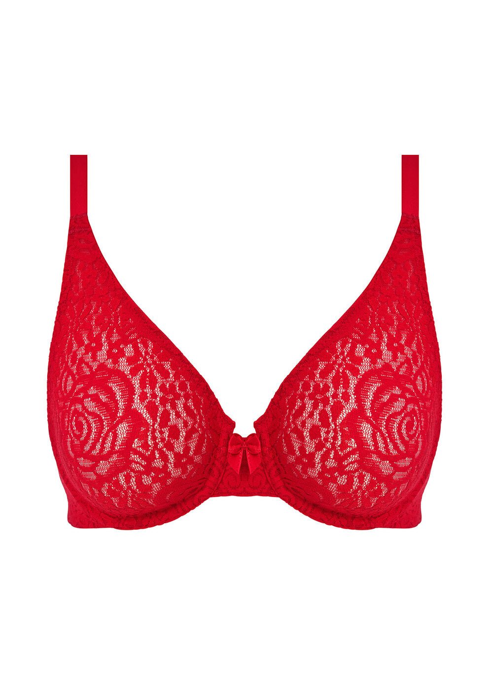 Wacoal Halo Lace Underwire Bra - Barbados Cherry