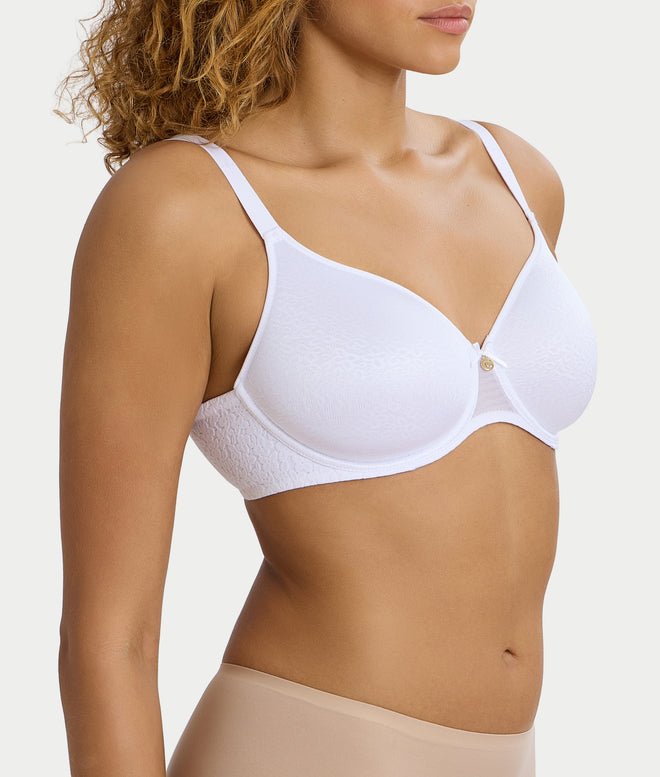 Chantelle Norah Full Coverage Spacer T-Shirt Bra - White