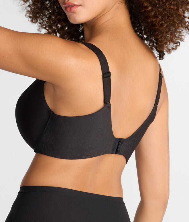 Chantelle Comfort Chic Back Smoothing T-Shirt Bra - Black