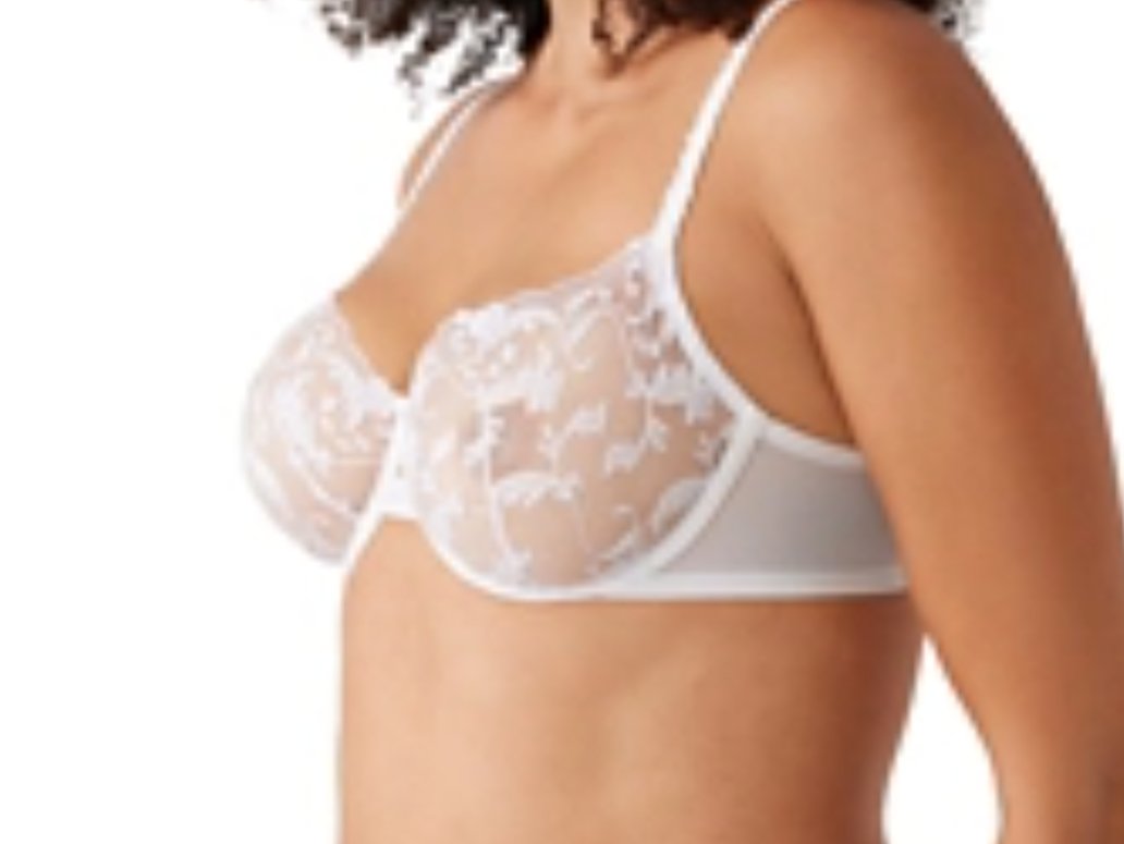Wacoal Dramatic Interlude Underwire Bra (White)