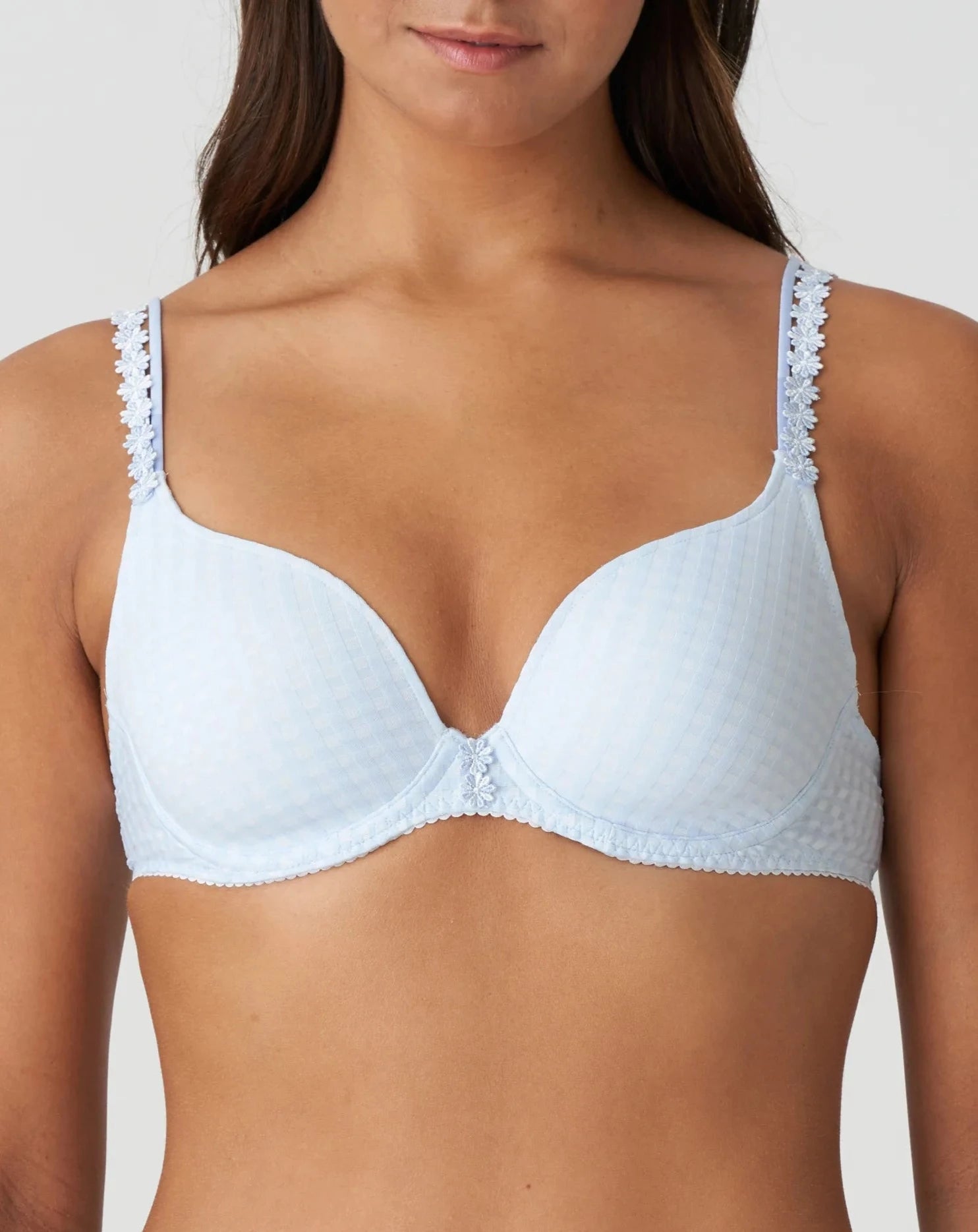 Marie Jo Avero Plunge Heart Shaped Padded Bra- White