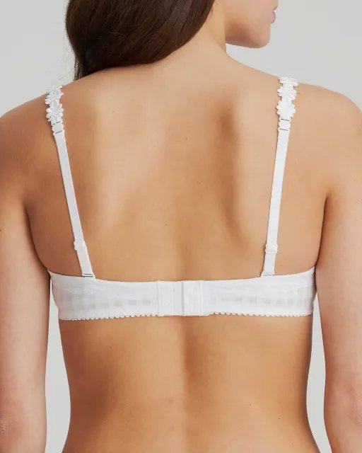Marie Jo Avero Plunge Heart Shaped Padded Bra- White