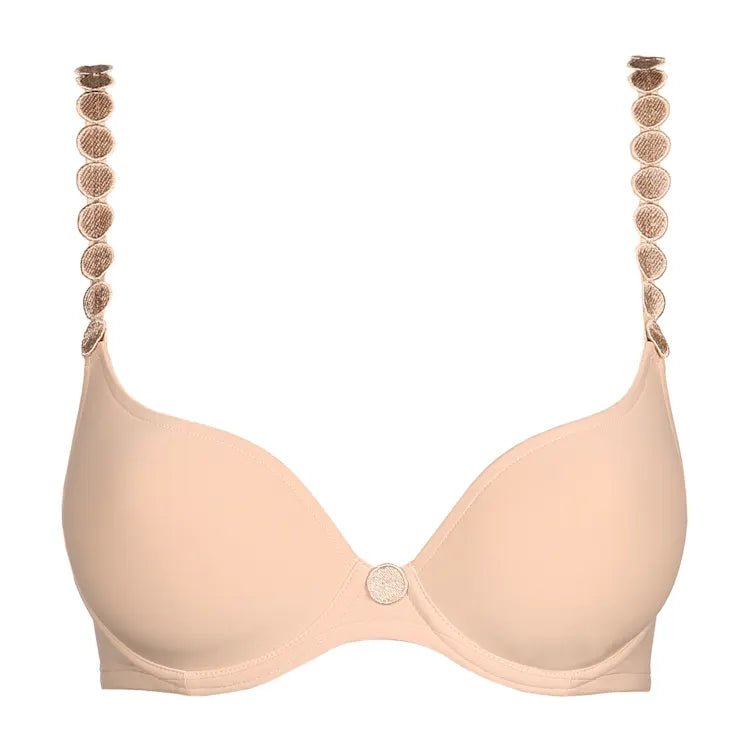 Marie Jo Tom Heart Shaped Padded Bra - Caffe Latte