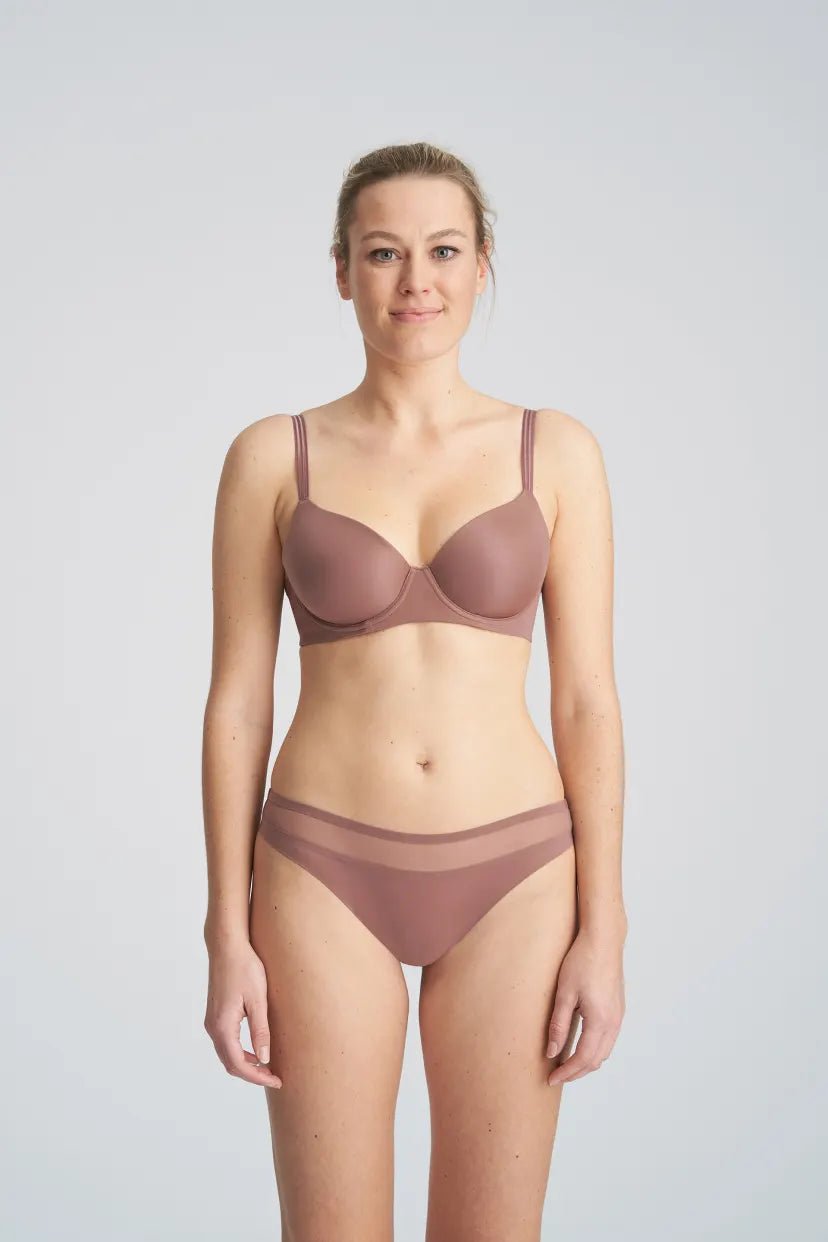 Marie Jo Spacer Louie Full Cup Bra (Satin Taupe)