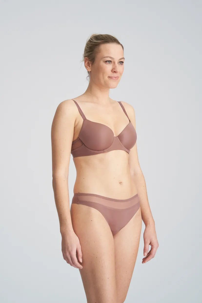 Marie Jo Spacer Louie Full Cup Bra (Satin Taupe)