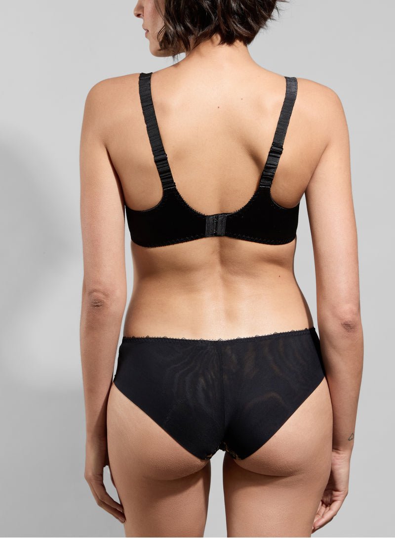 Empreinte Agathe Underwire Low-Necked Bra - Black