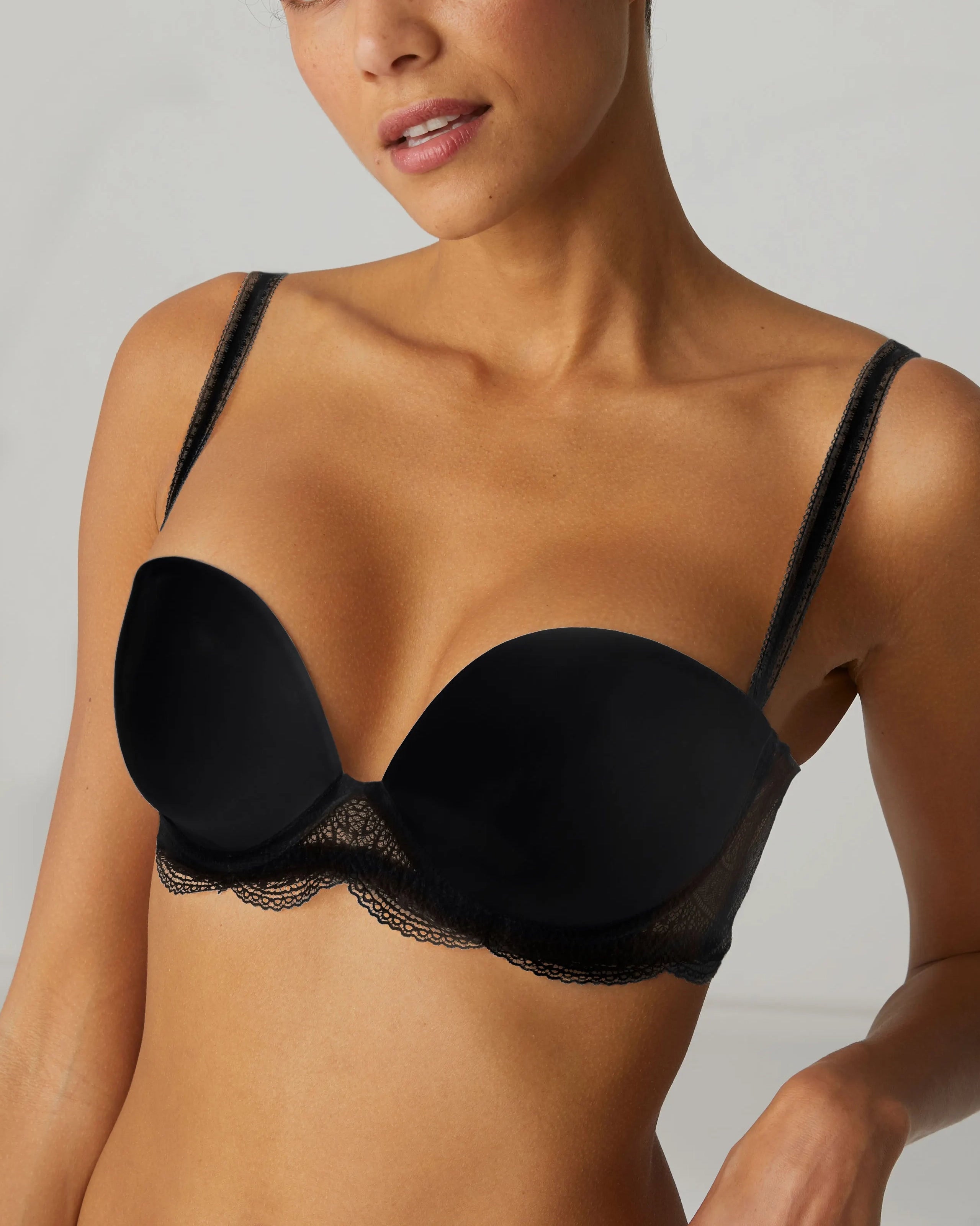 Simone Perele Karma Strapless Plunge Bra - Black