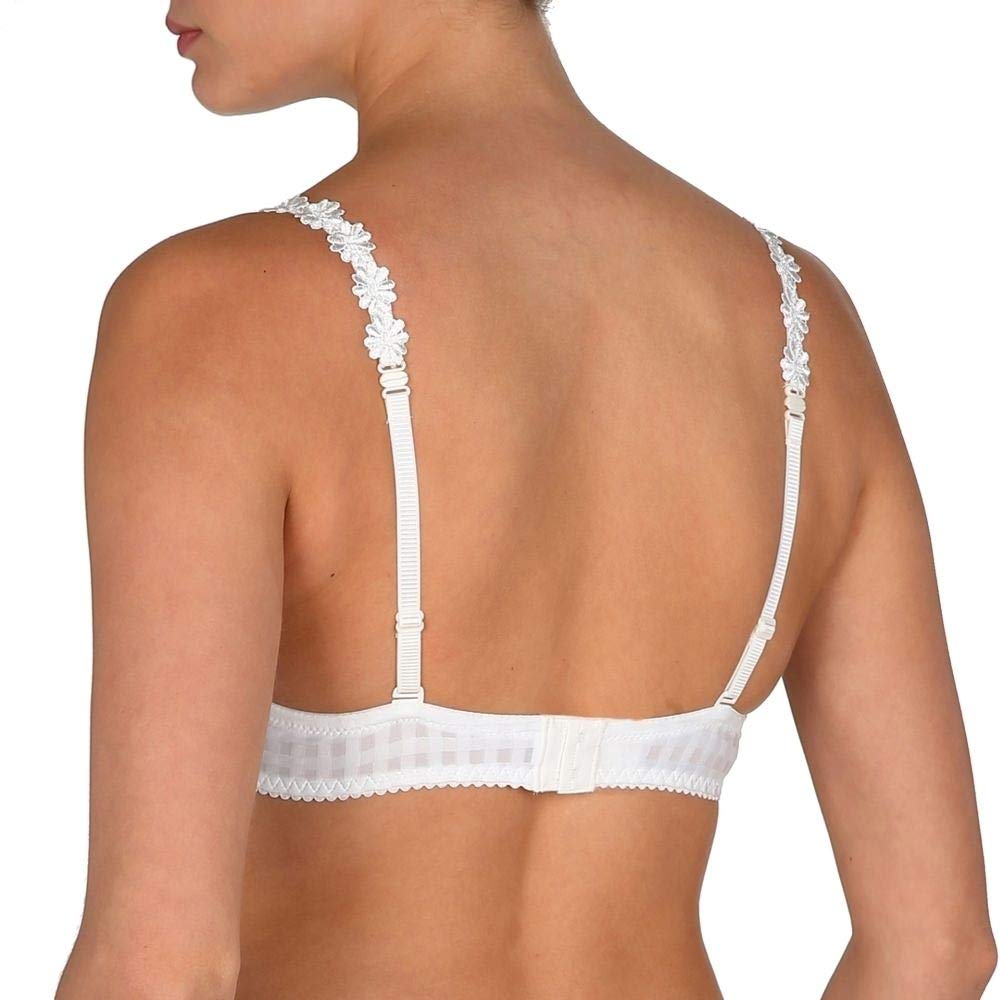 Marie Jo Avero 0100419 Women's White Padded Underwired Balcony Bra 30E