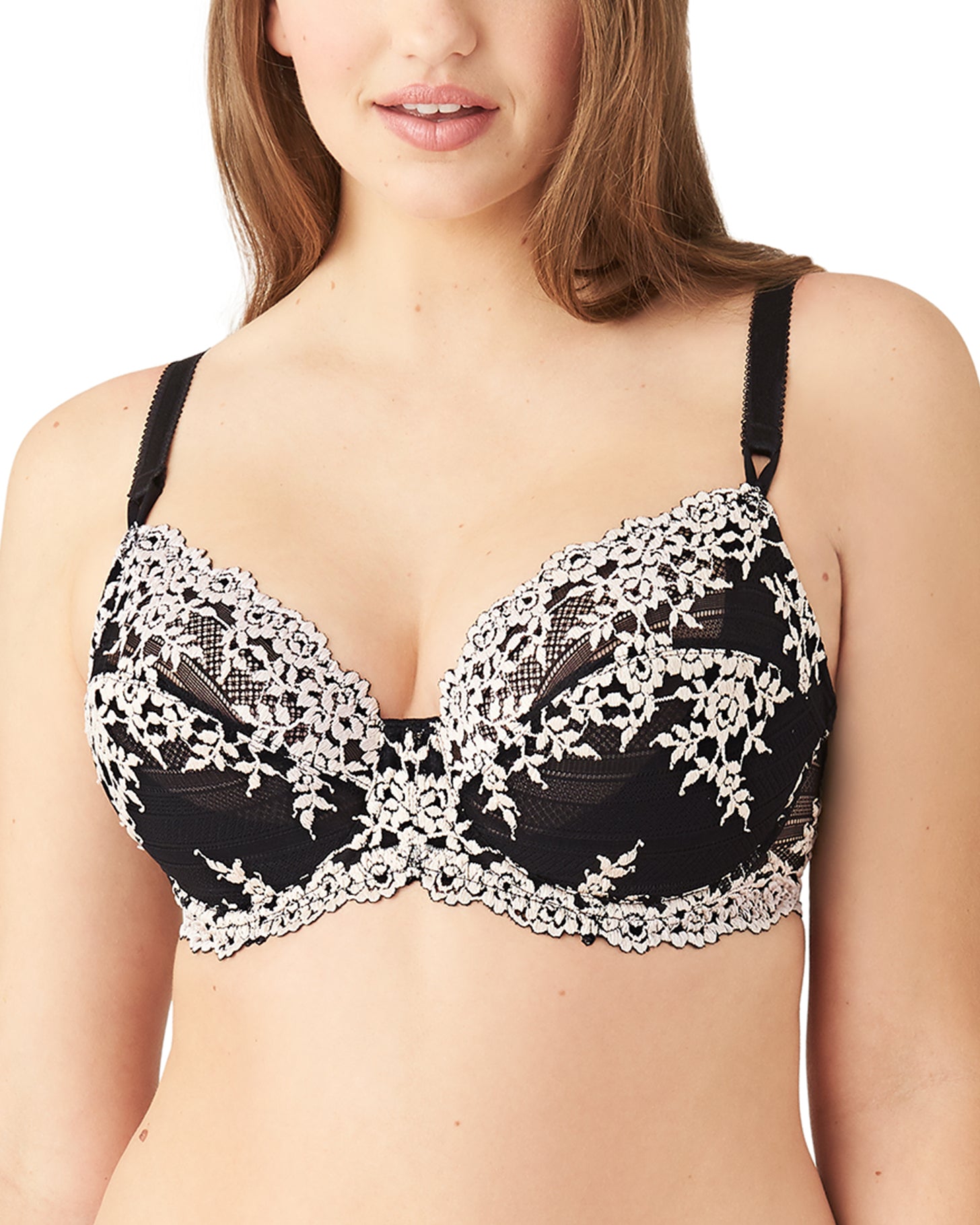 Wacoal Women's Embrace Lace Undewire Bra, Windward Blue/Titan, 34D :  : Clothing, Shoes & Accessories