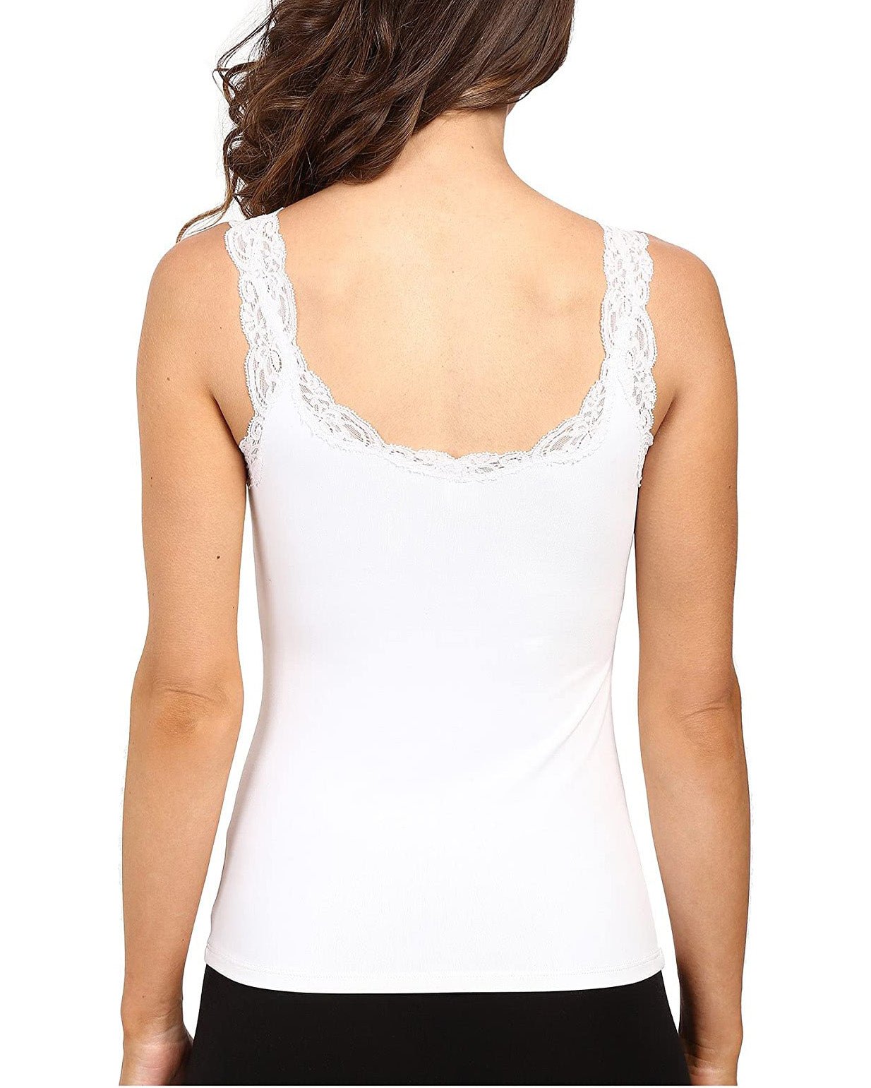 Only Hearts Delicious With Lace Deep V-Neck Tank