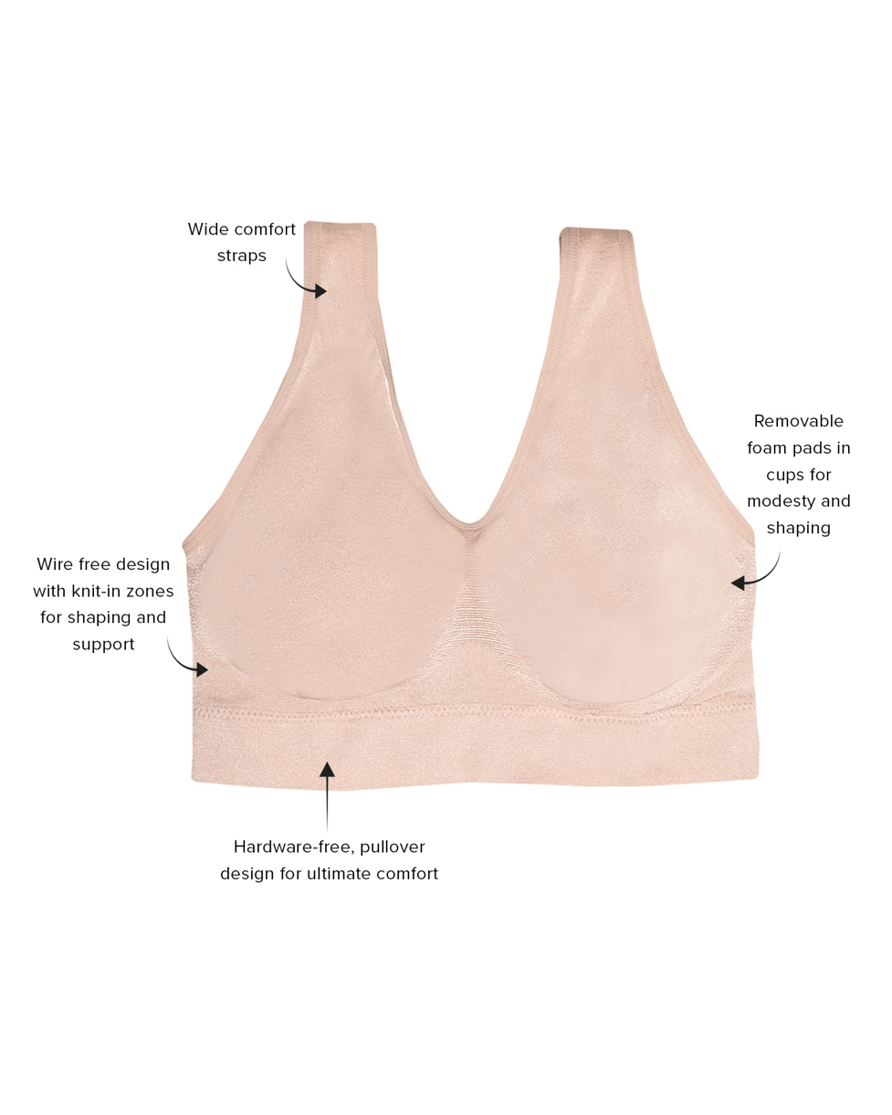 Wacoal B-Smooth Wire Free Bralette - Sand