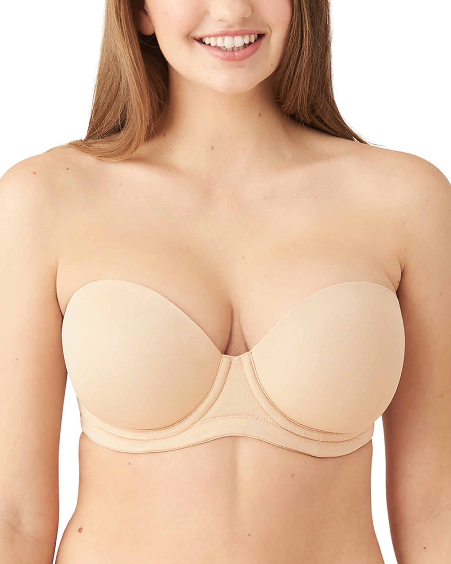 Lingerie - Nude 'The Natural' adhesive lite bras - - Strapless Bra