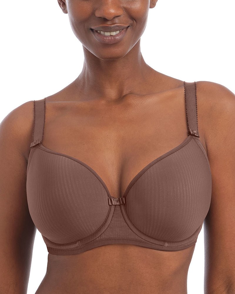 Freya Moulded Balcony Bra - Coffee Roast