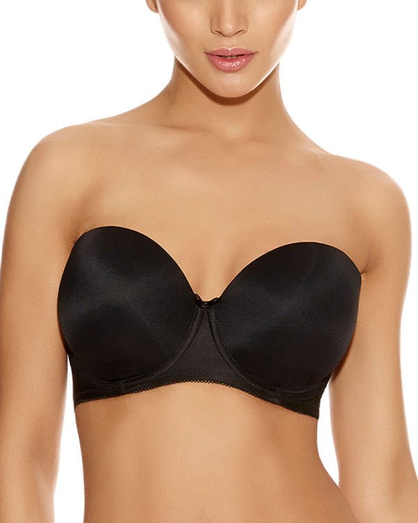 Freya Deco Moulded Strapless Bra - Black