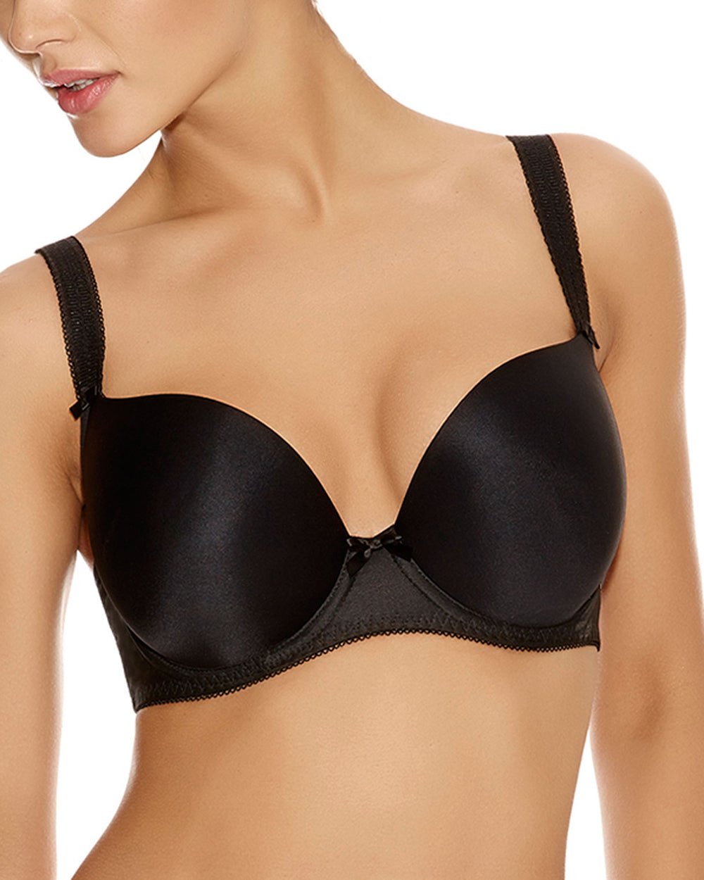 Freya Moulded Plunge Bra - Black