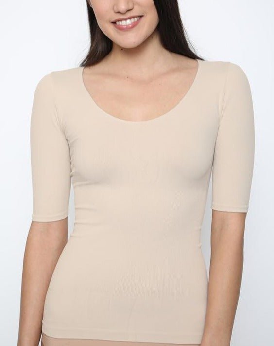 Beige front