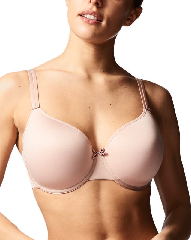 Chantelle Basic Invisible Smooth Custom Fit Bra - Nude Rose