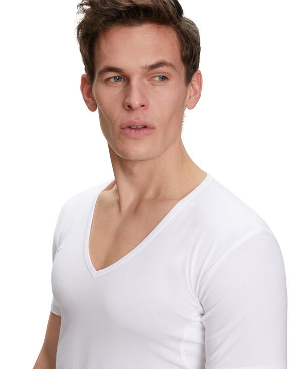 Falke Men T-Shirt V-neck Climate Control for ideal temperature regulation