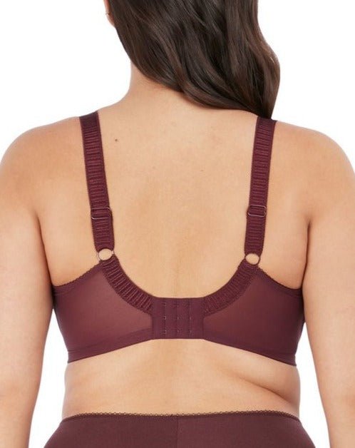 Elomi Cate Underwire Full Cup Banded Bra - Raisin 42E - An