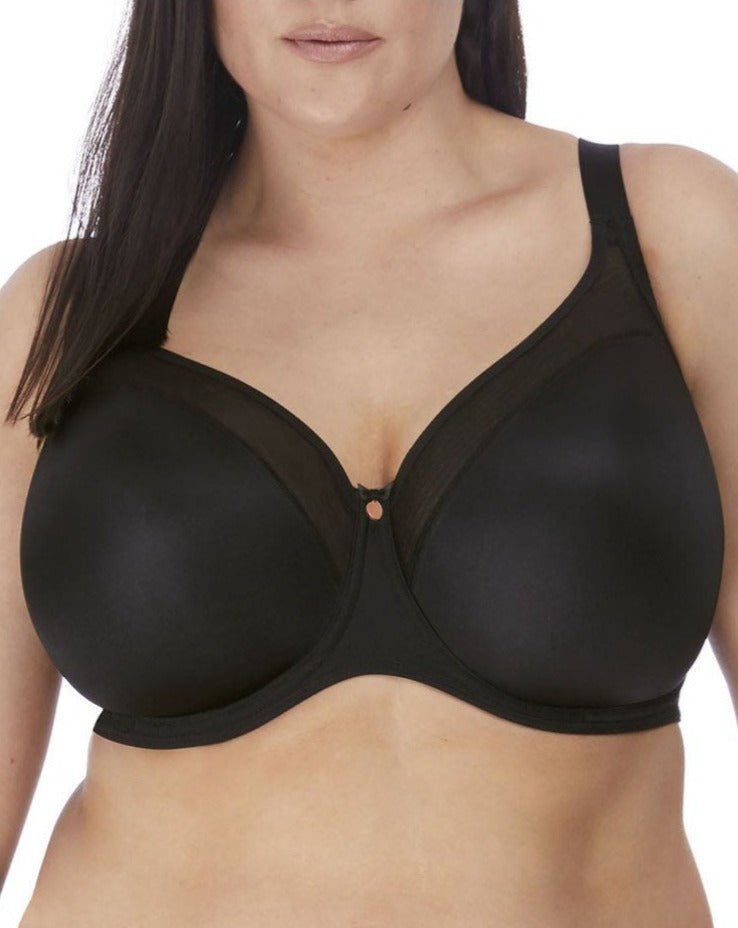 Elomi Smooth Underwire Moulded T-shirt Bra - Black - An Intimate Affaire