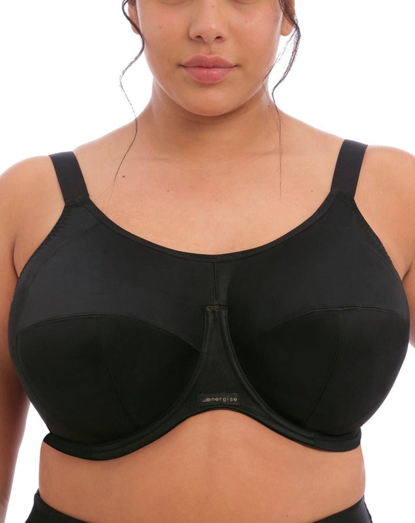 Elomi Energise Underwire Sports Bra - Black