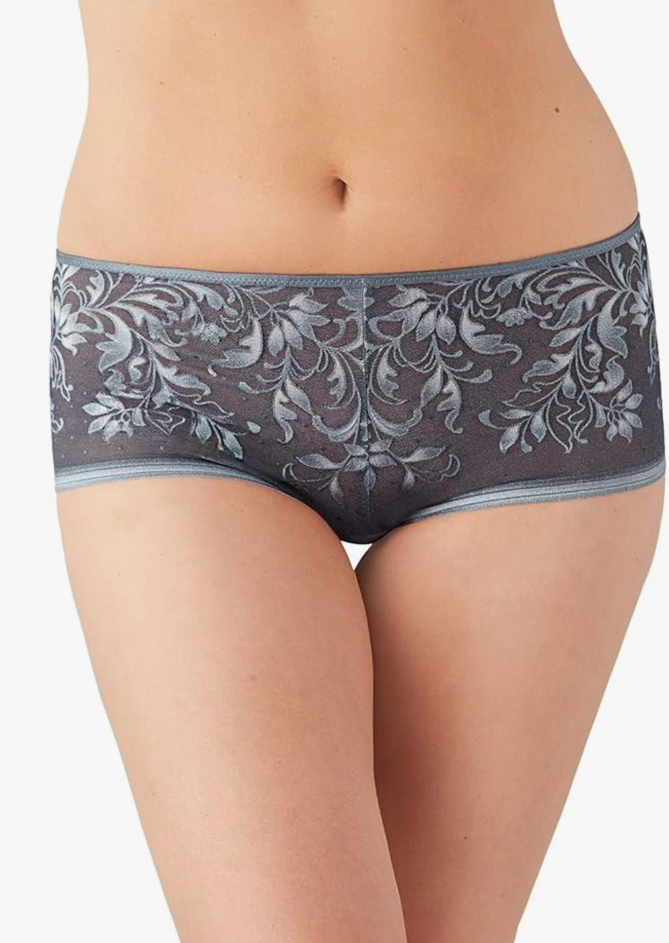 Wacoal Net Effect Boyshort-Gray Multi