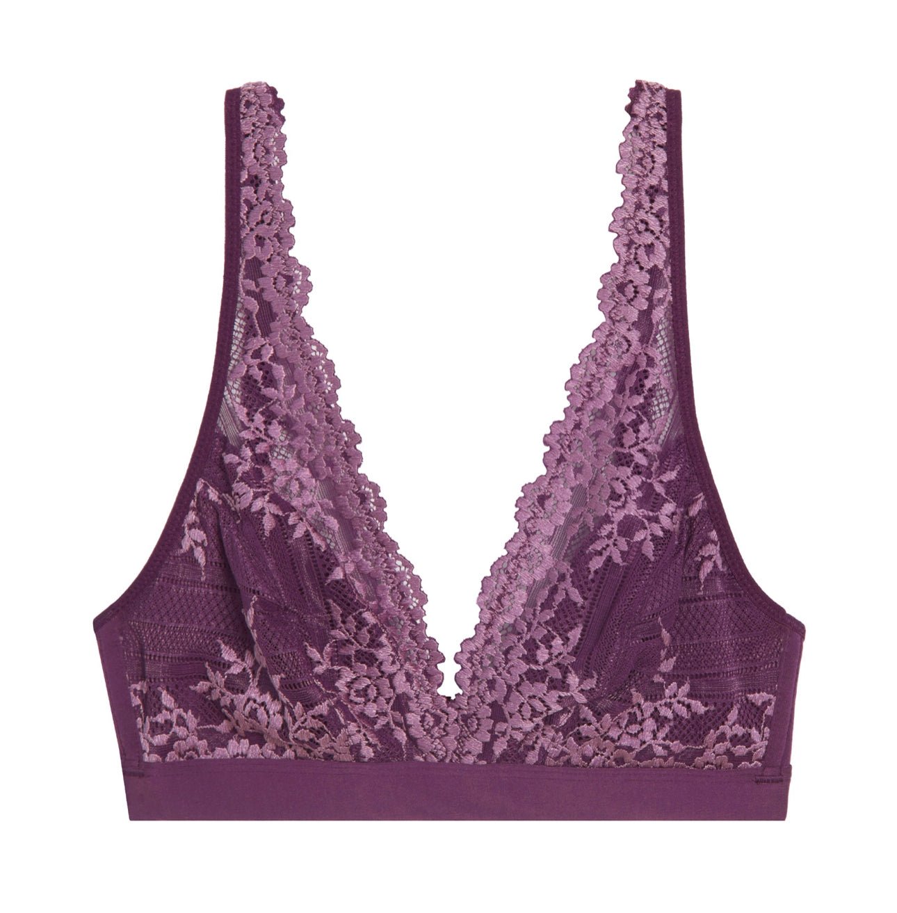 Wacoal Embrace Lace Wire Free Bra-Italian Plum/Valerian