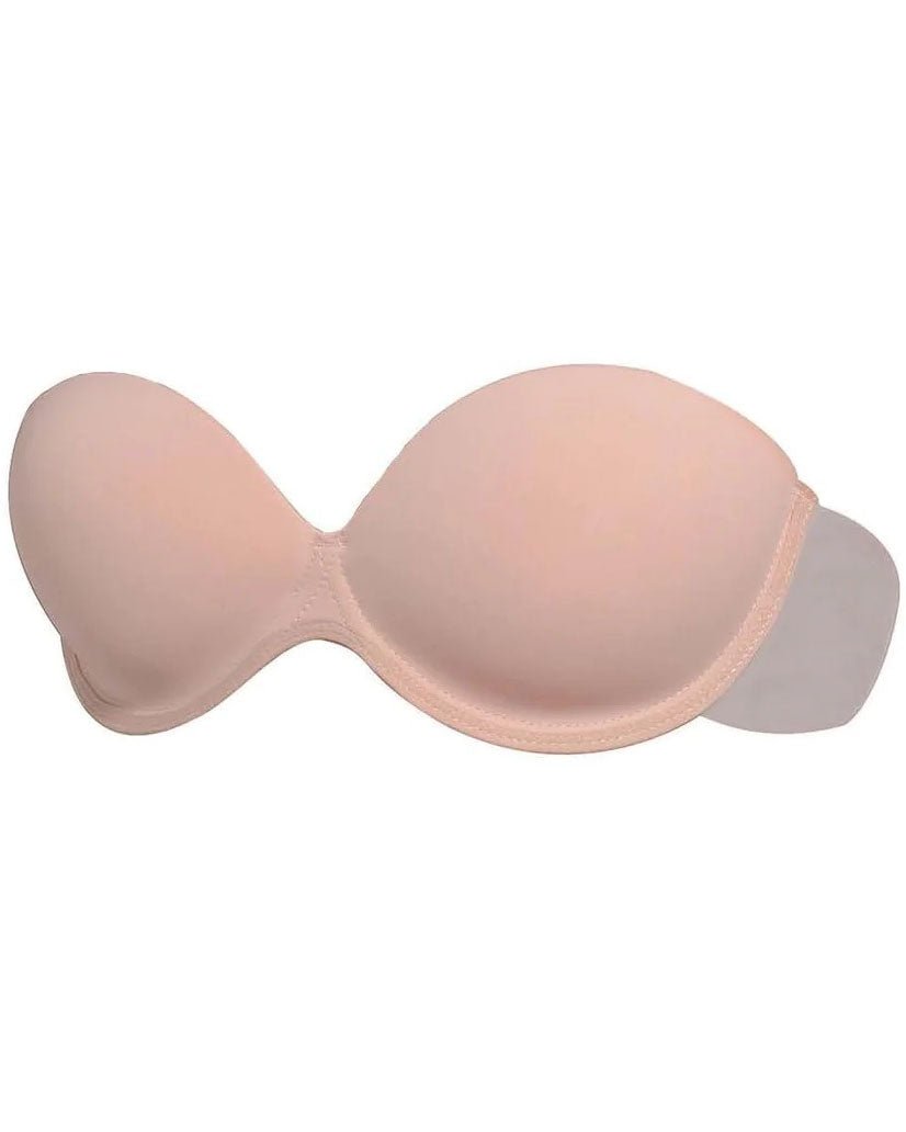 Lingere Solutions Lift It Up Backless Strapless Plunge Bra Nude D Cup Size