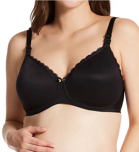 Chantelle Underwire Spacer Nursing Bra-Black