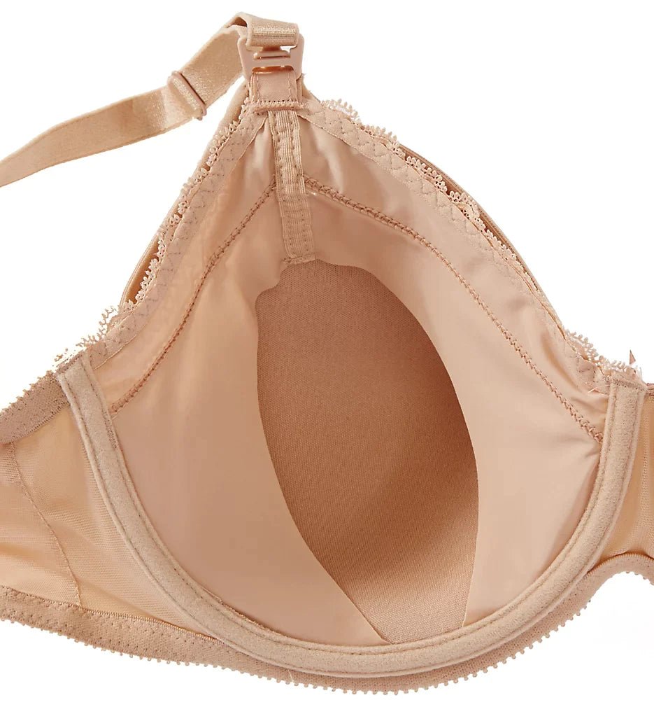 Chantelle Underwire Spacer Nursing Bra-Nude