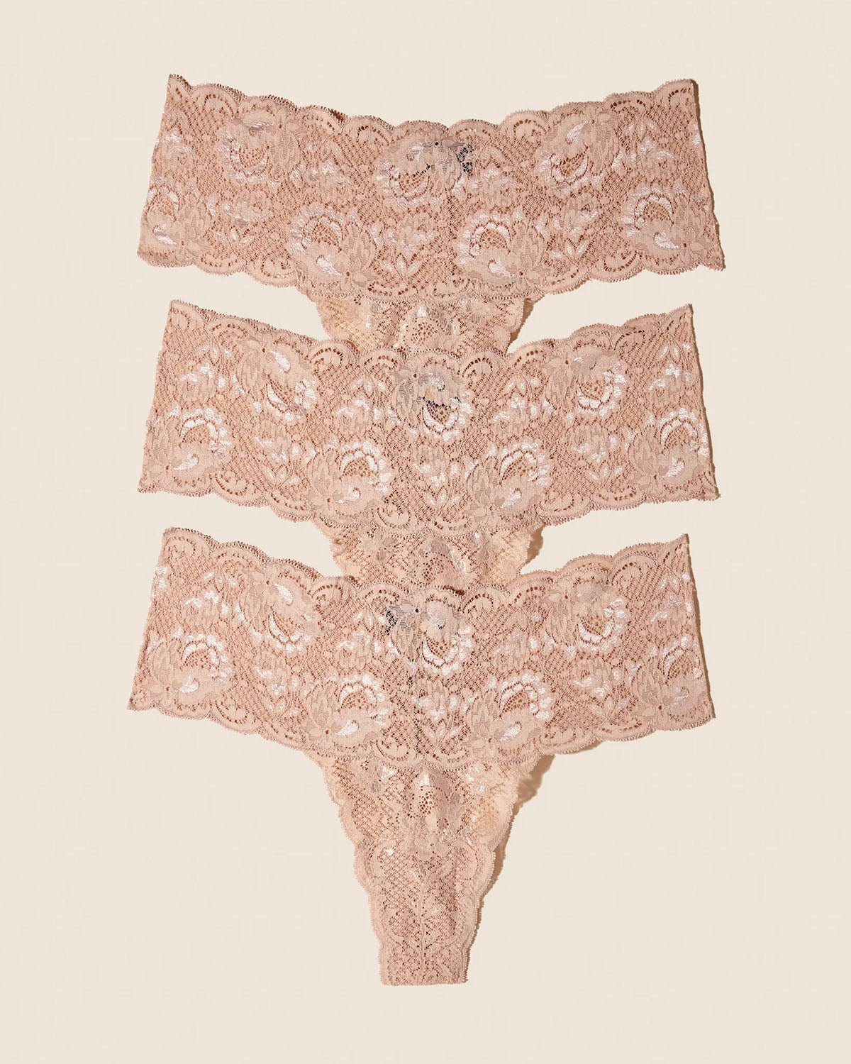 Cosabella Never Say Never Comfie Thong 3 Pack