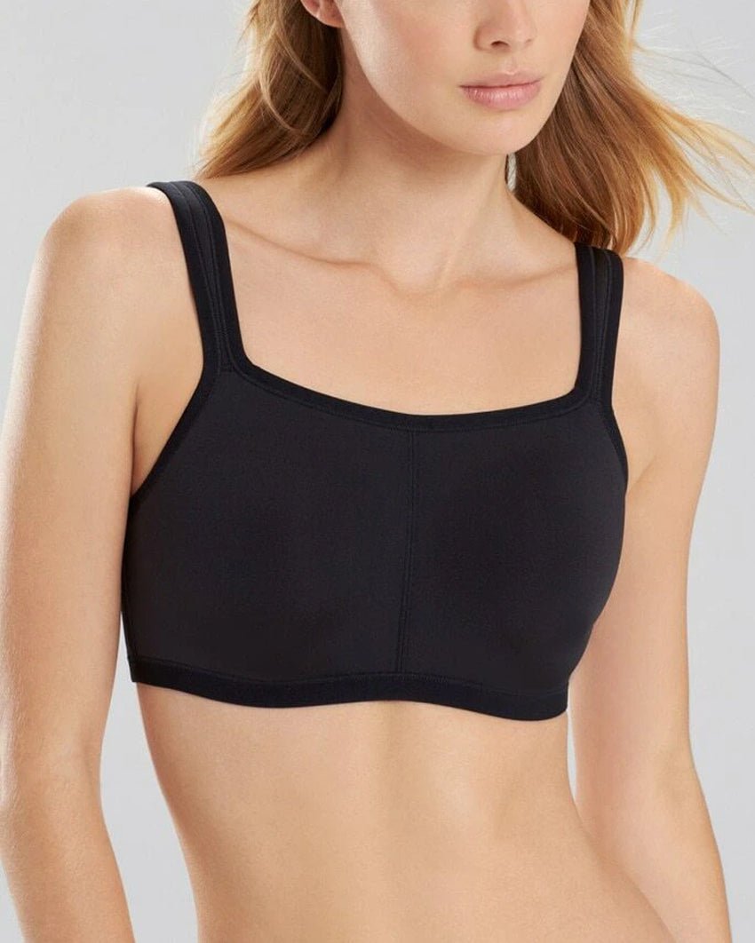 Natori Yogi Contour Covertible Sports Bra - Black - An Intimate