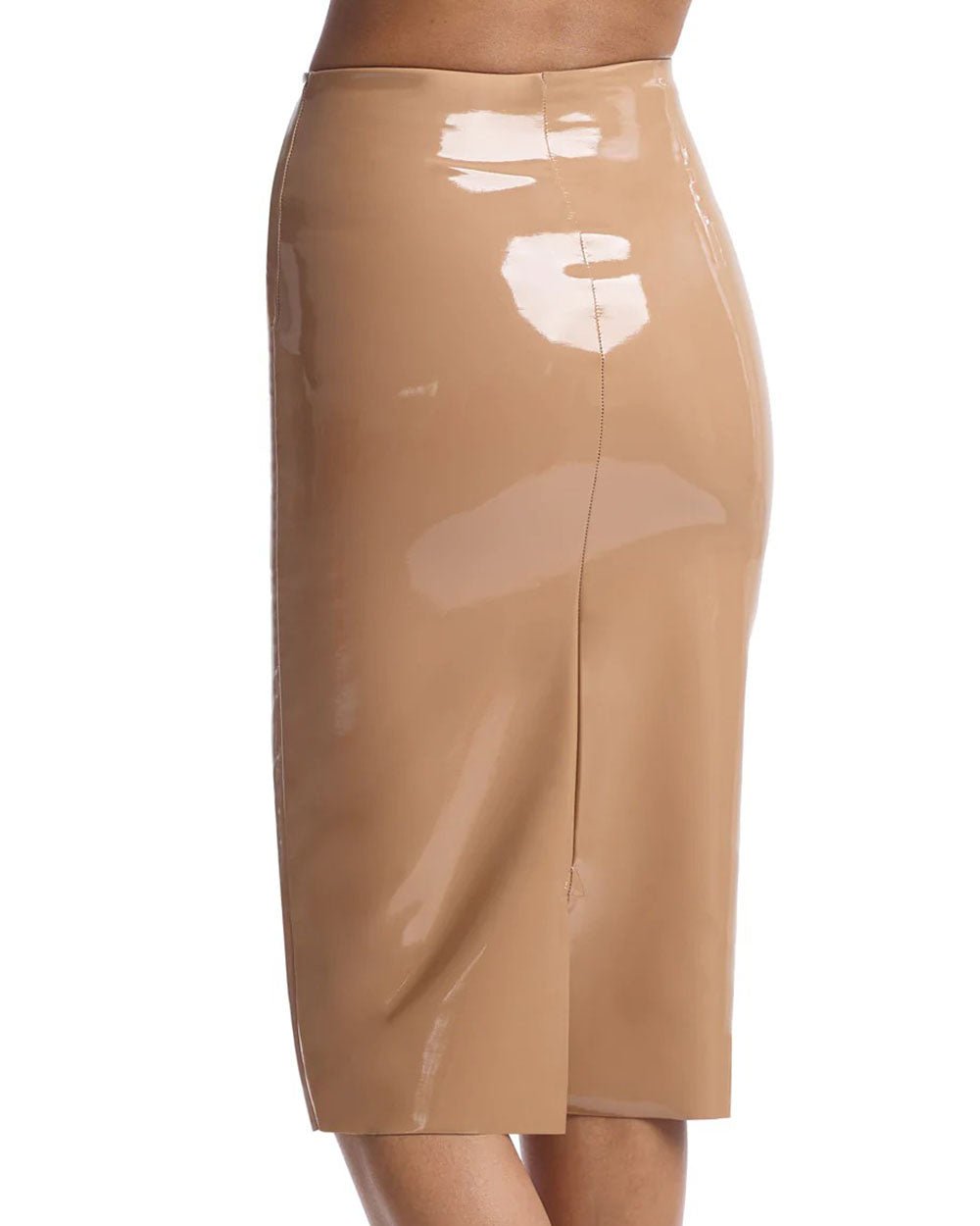 Commando Faux Patent Leather Midi Skirt