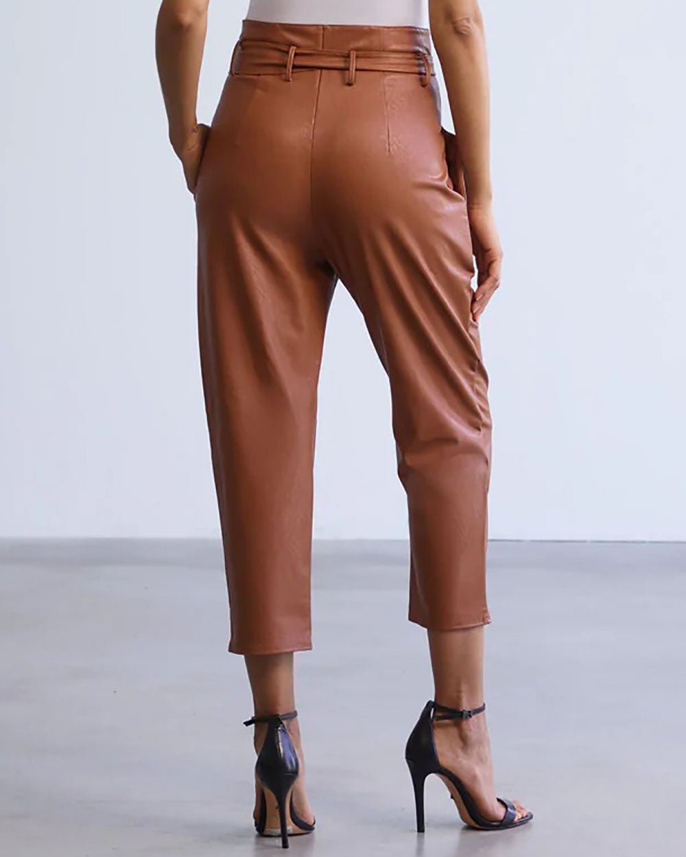 Commando Faux Leather Paperbag Pants