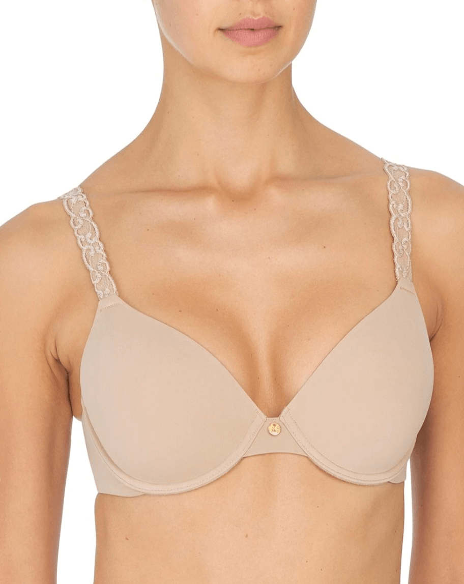 Natori Pure Luxe Custom Coverage Contour Underwire Bra