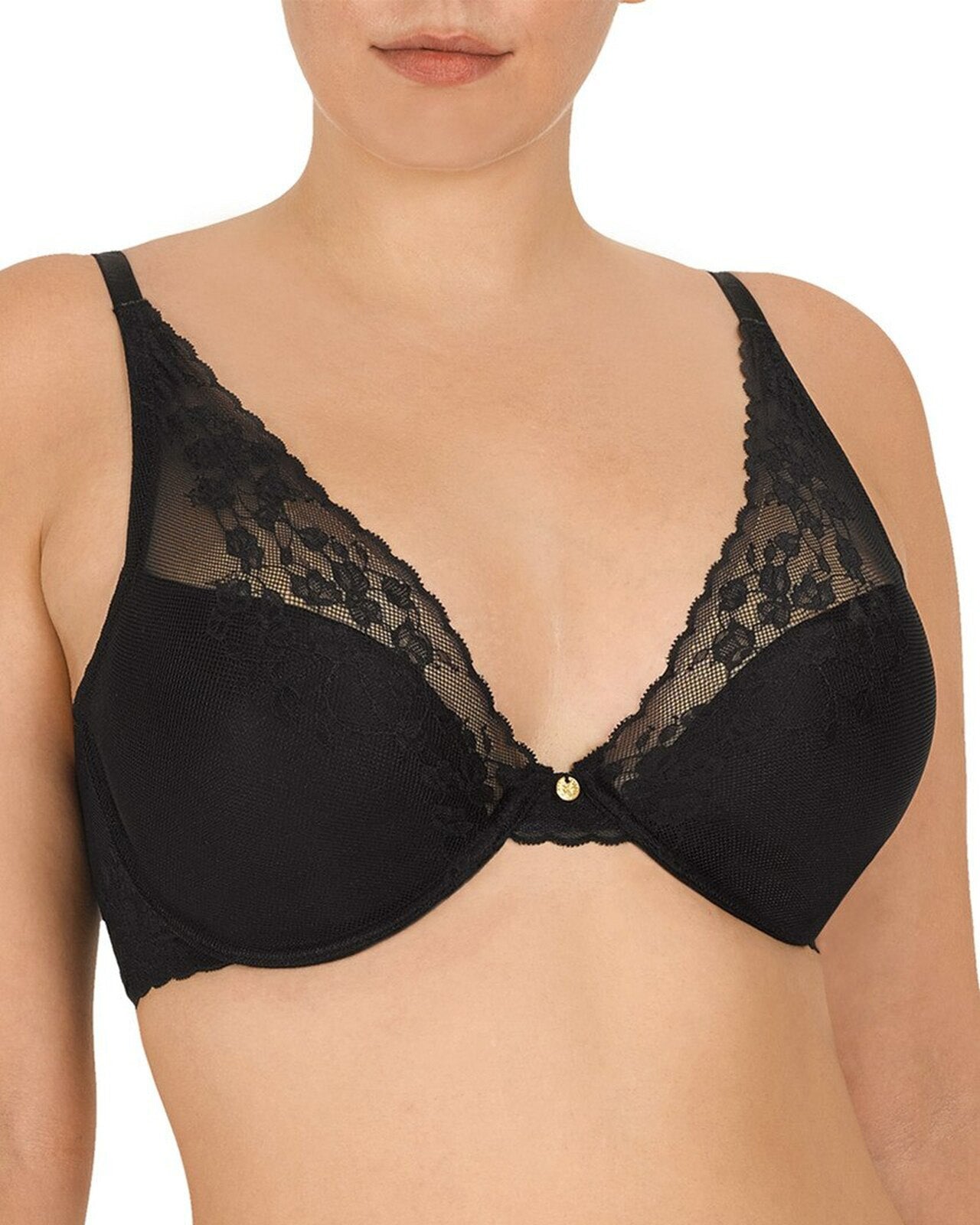 Natori Cherry Blossom Convertible Bra - Black