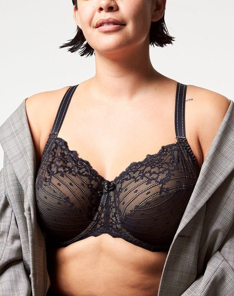 Chantelle Womens Rive Gauche Full Coverage Unlined Bra Black