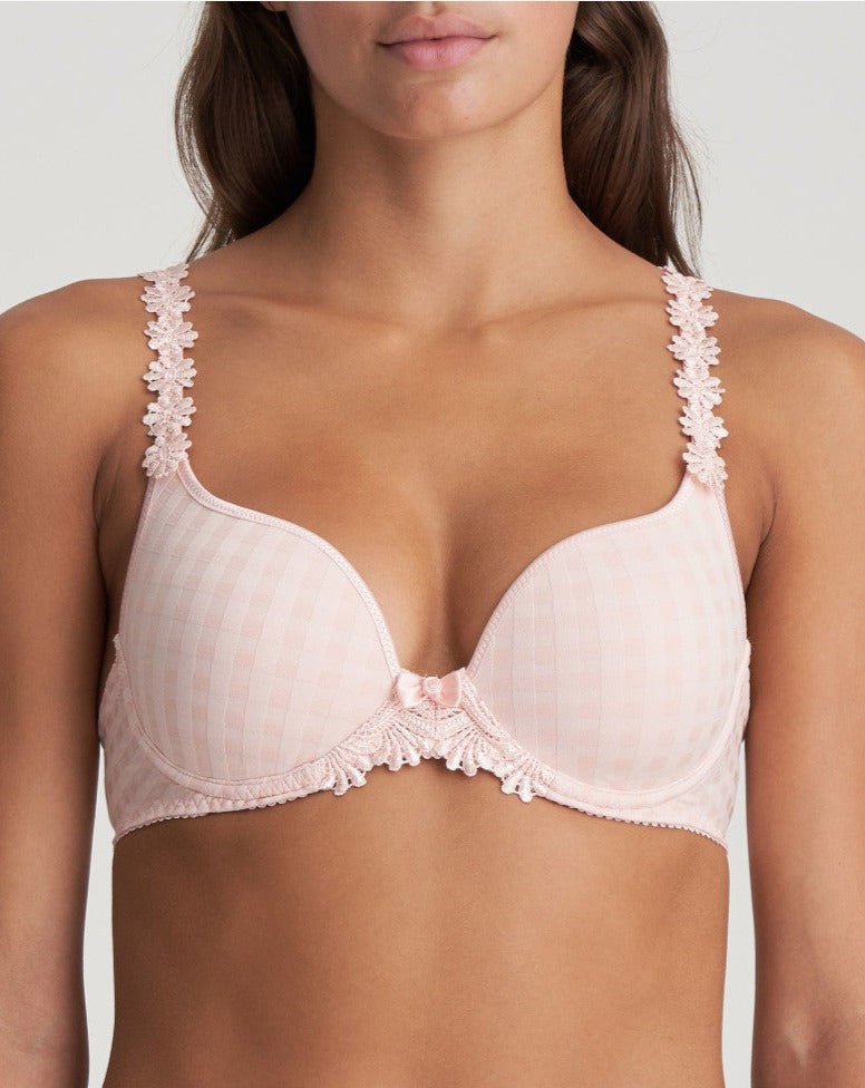 Marie Jo Avero Plunge Heart Shaped Padded Bra - Pearly Pink - An Intimate  Affaire
