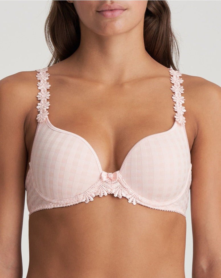 Marie Jo Avero Plunge Heart Shaped Padded Bra - Pearly Pink - An