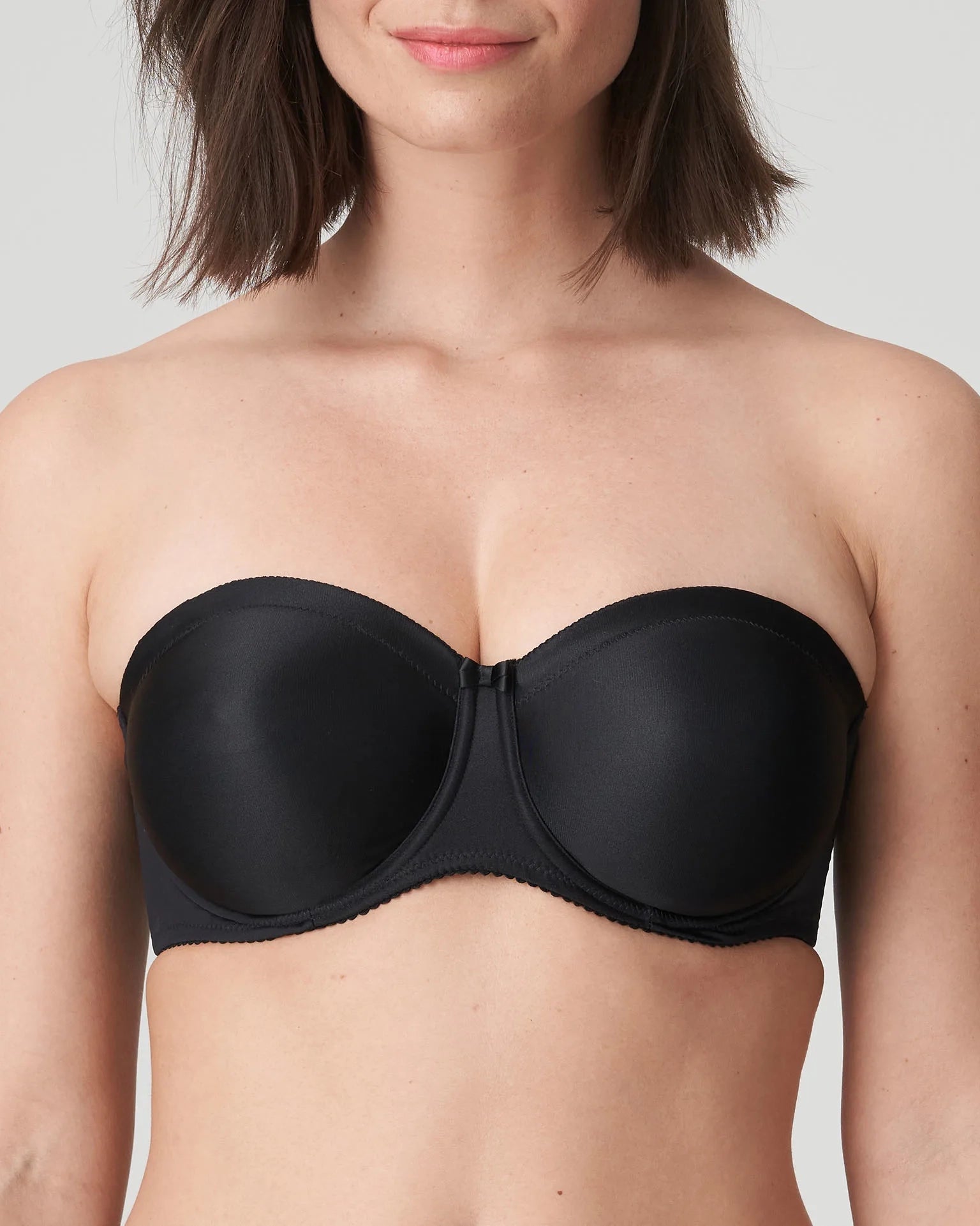 PrimaDonna Satin Strapless Non Padded Bra