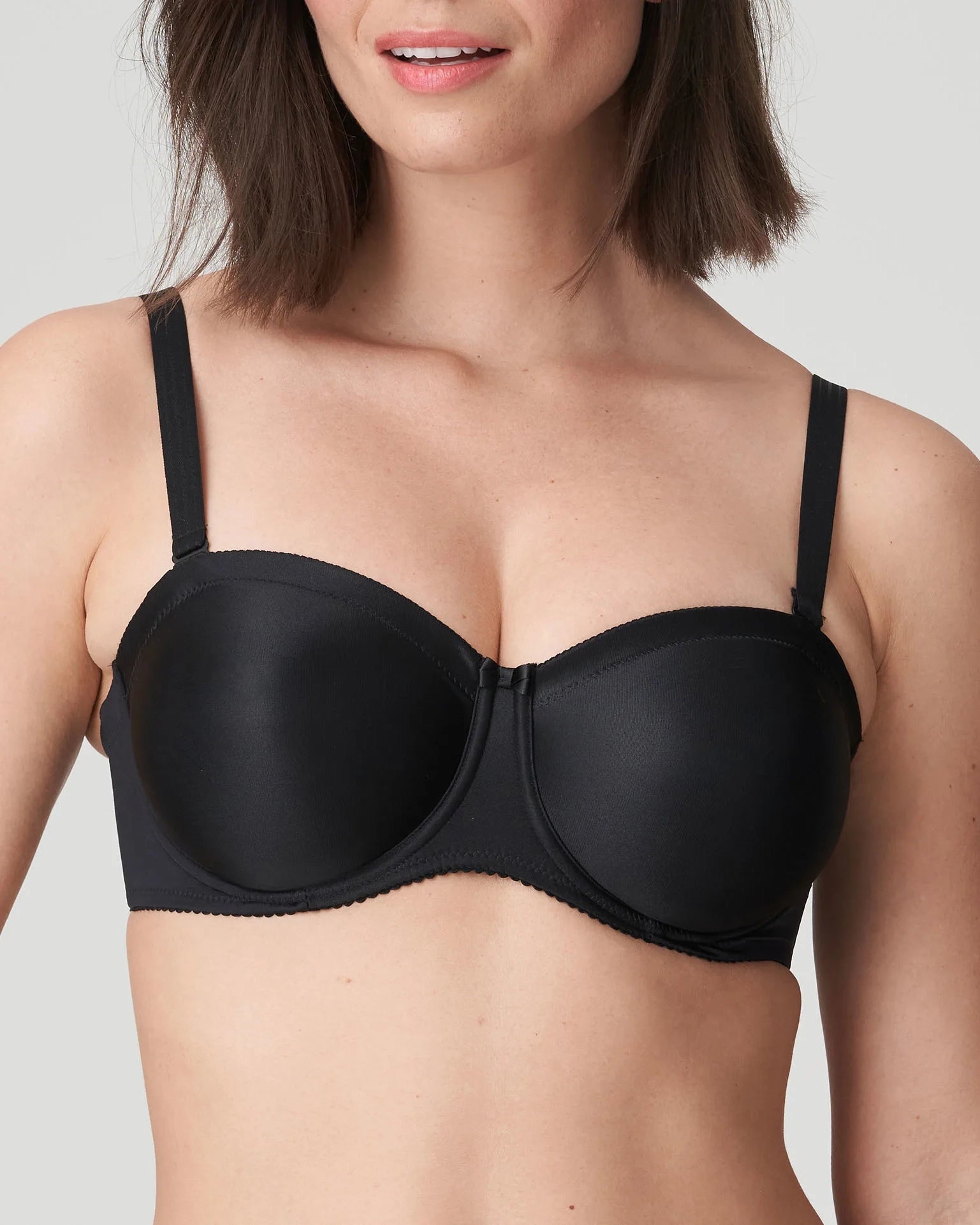 PrimaDonna Satin Strapless Non Padded Bra