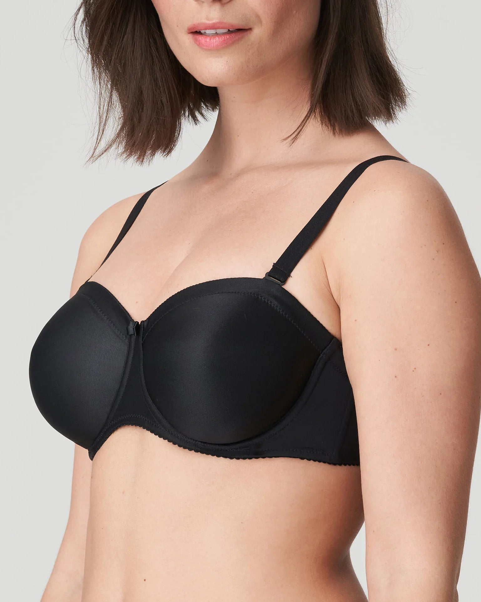 PrimaDonna Satin Strapless Non Padded Bra