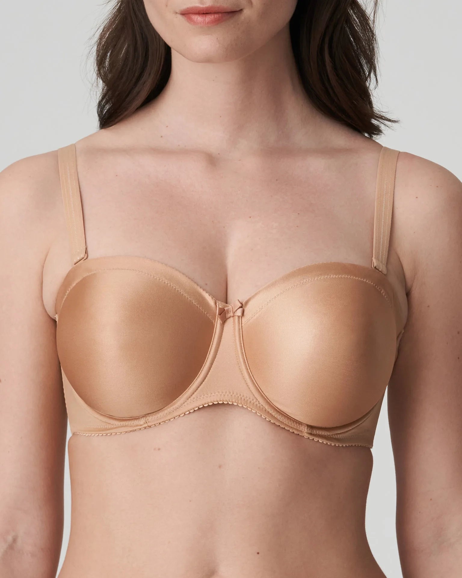 PrimaDonna Satin Strapless Non Padded Bra