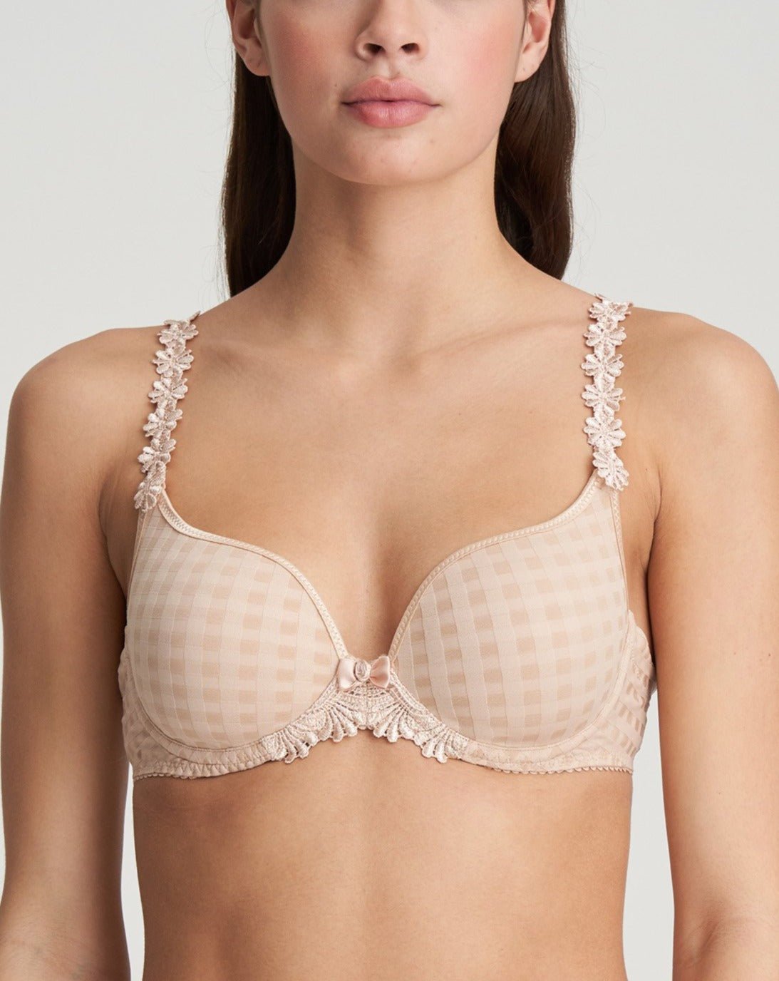 Marie Jo Avero Plunge Heart Shaped Padded Bra - Caffe Latte - An